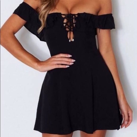 White Fox Boutique Dresses & Skirts - WHITE FOX Black Mini Dress